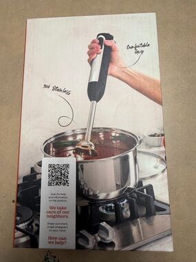 Peach Street immersion blender- new